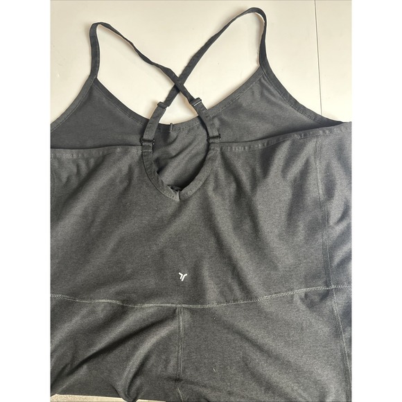 Old Navy Cloud+ Jumpsuit Size 3X Yoga Black Overall Stretch Built In Bra - Picture 5 of 13